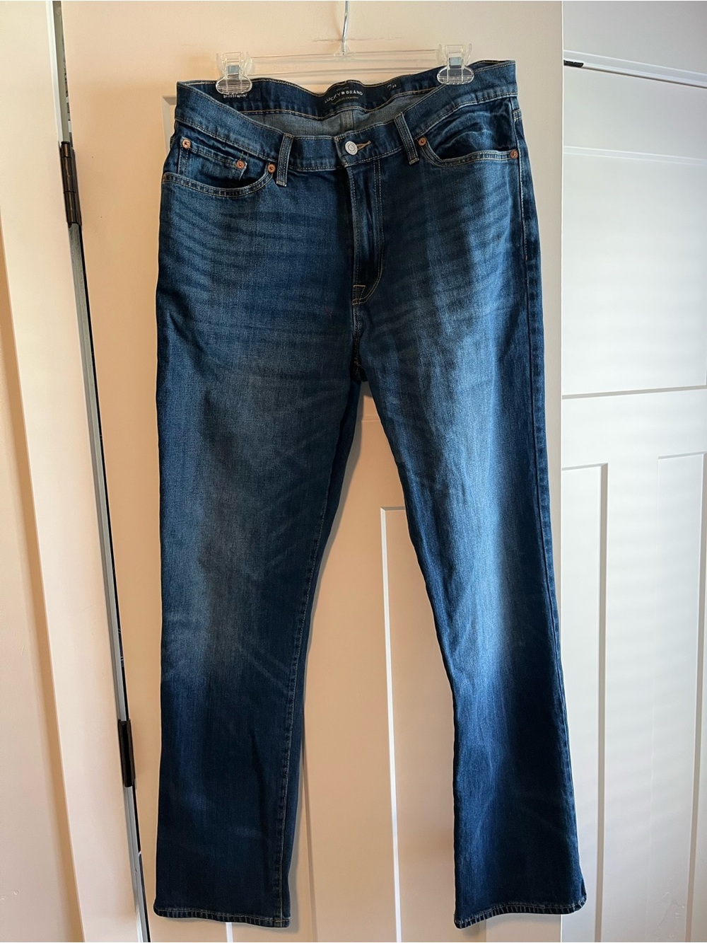 Lucky Brand Men's Straight-Leg Jeans in Dark Blue Denim